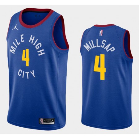 Maillot Basket Denver Nuggets Paul Millsap 4 2020-21 Jordan Brand Statement Edition Swingman - Homme